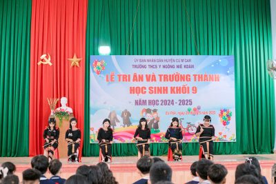LỄ TRI ÂN & TRƯỞNG THÀNH HỌC SINH KHỐI 9
